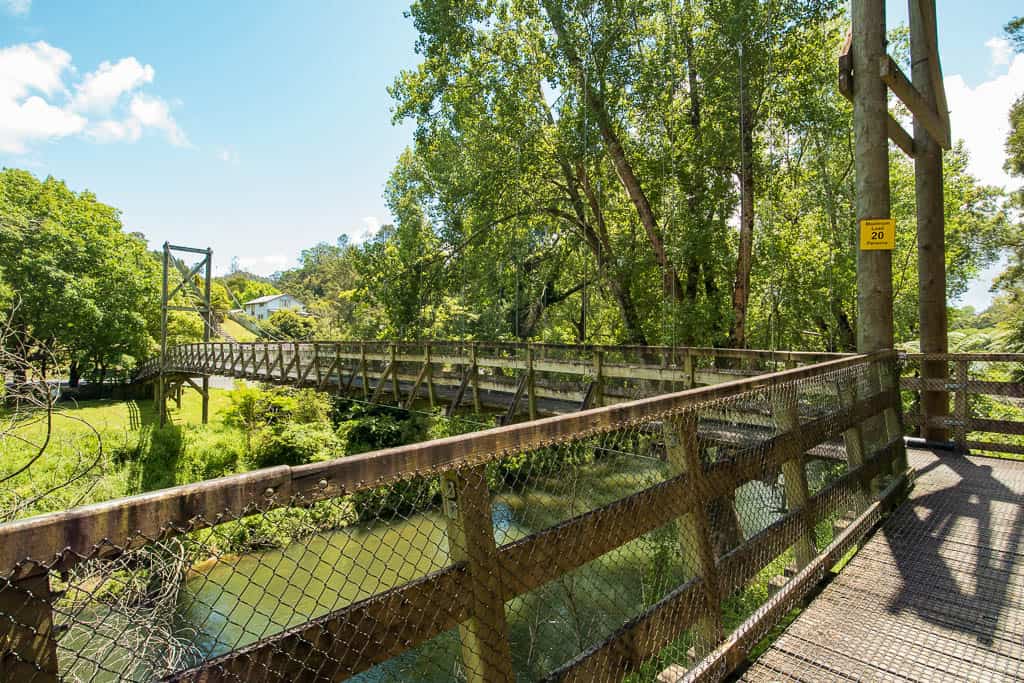 Waikino Memorial Bridge.