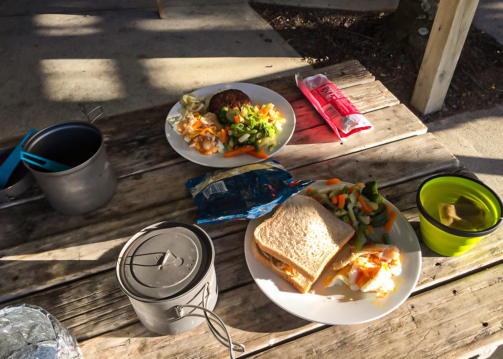 Whananaki Campsite Food - Te Araroa