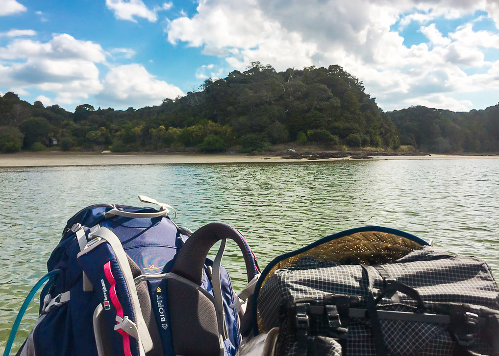 Crossing the Ngunguru Estuary - Te Araroa