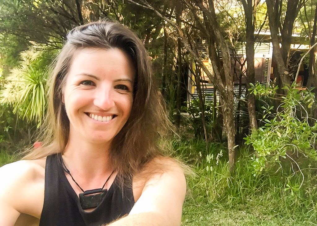 Nikau Bay Campsite Selfie - Te Araroa