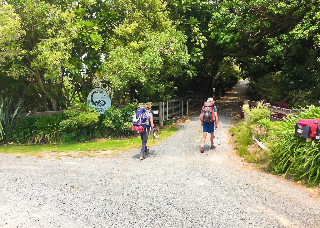 Arriving at Tidesong - Te Araroa