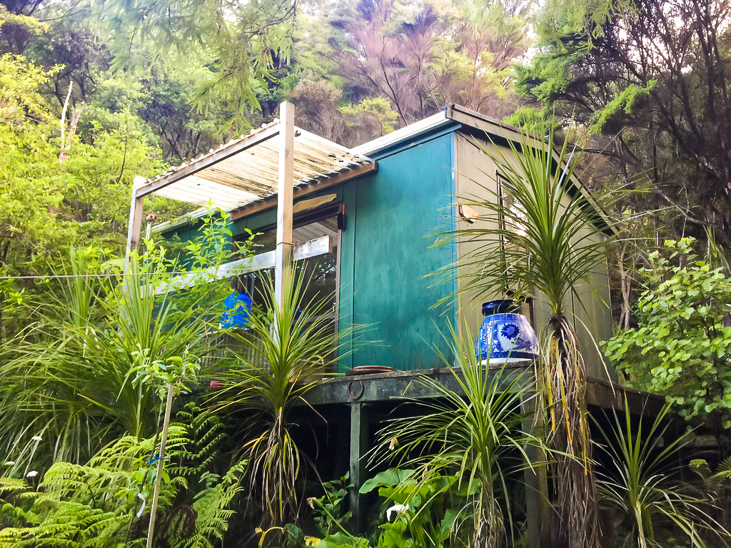 Green Bus Stop Cabin - Te Araroa