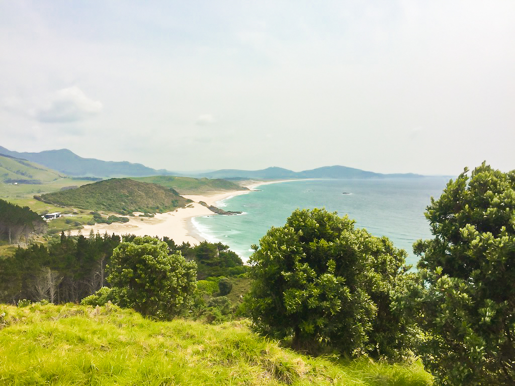 Ocean Beach from Bream Head - Te Araroa