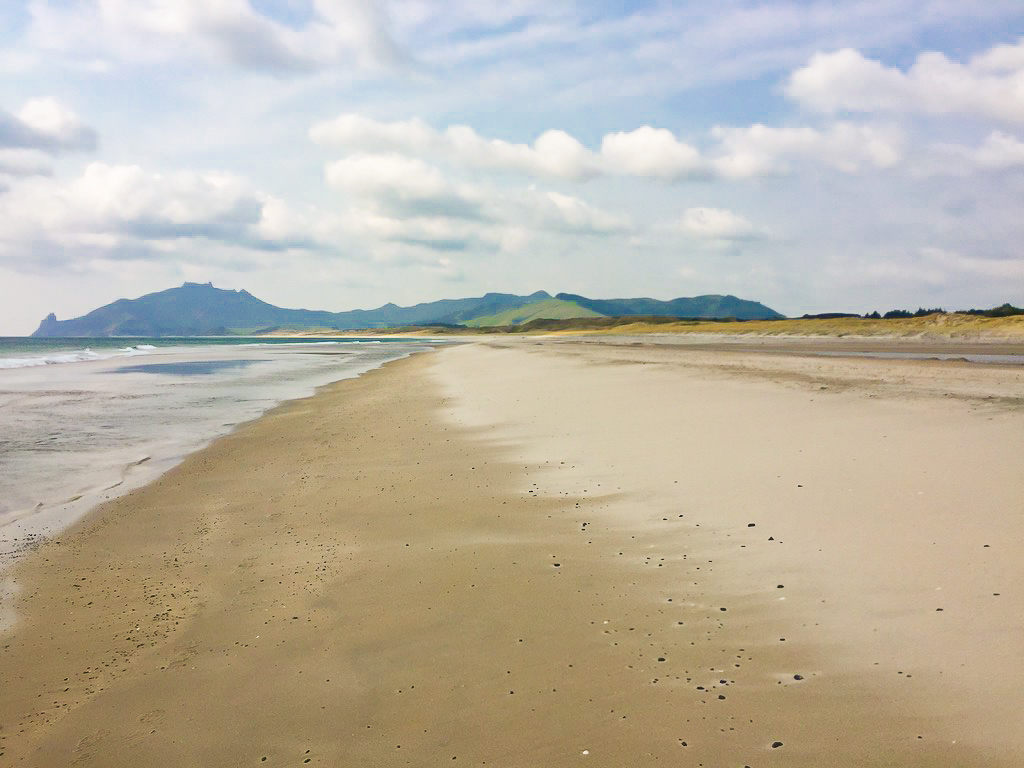 Ocean Beach towards Bream Head - Te Araroa