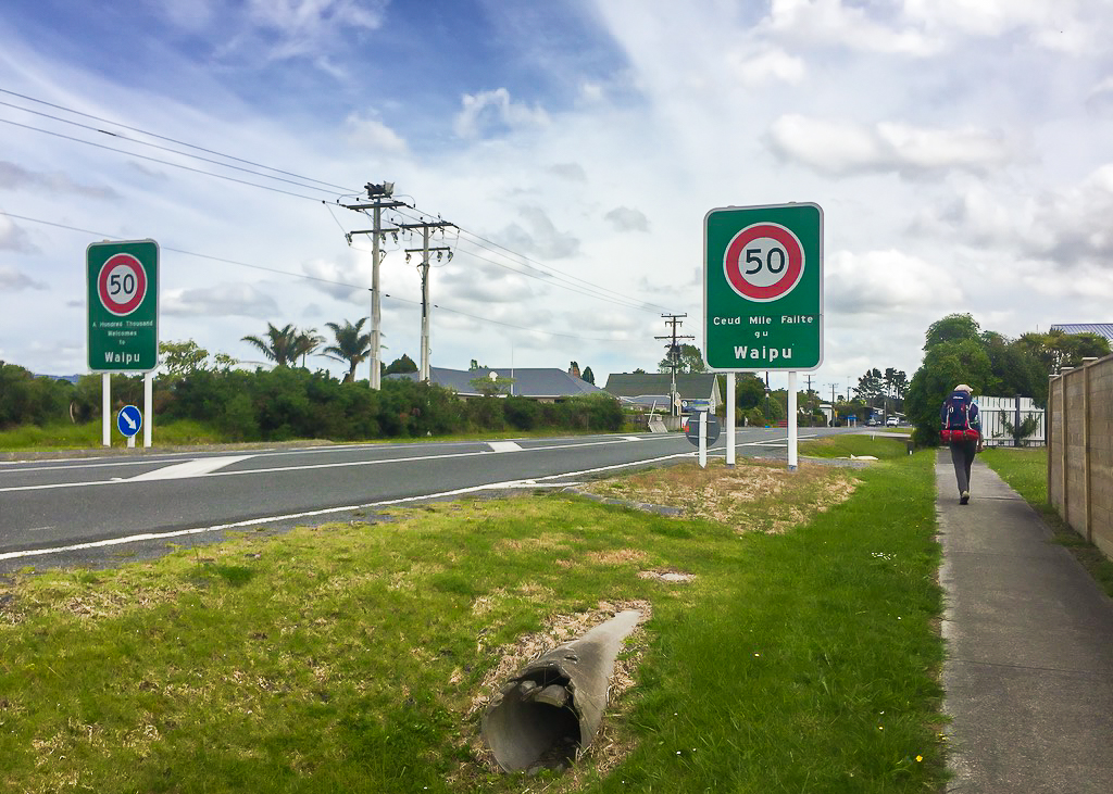 Entering Waipu Town - Te Araroa