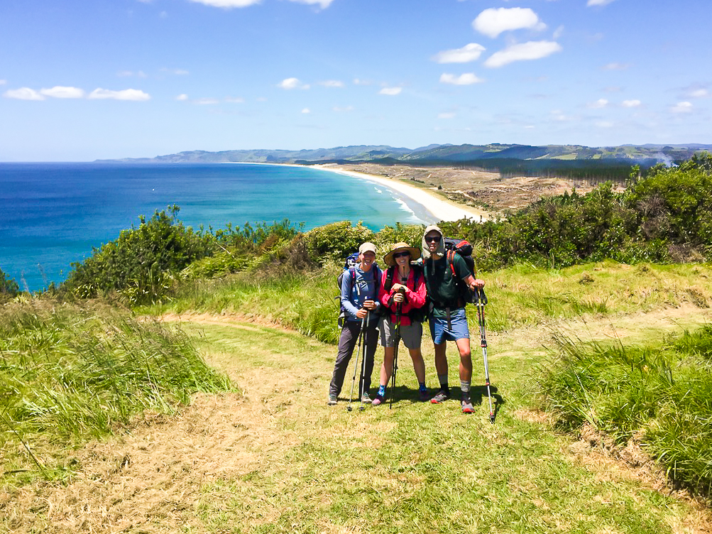 Te Araroa Hikers Te Arai Point - Te Araroa