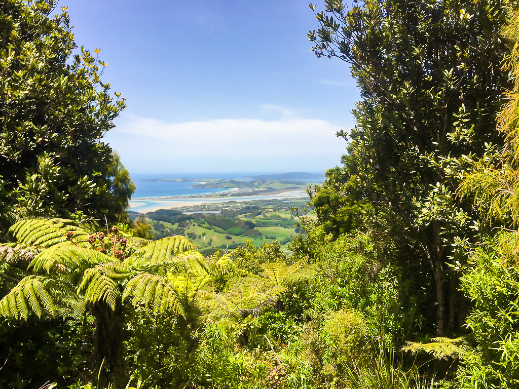 Mt Tamahunga Viewpoint towards Pakiri - Te Araroa