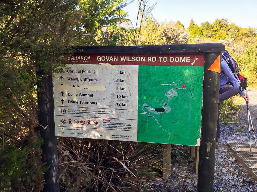 Govan Wilson to Dome Track Times - Te Araroa