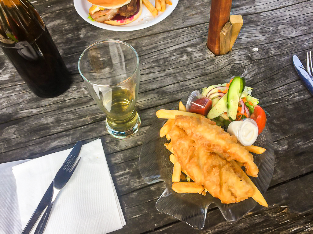 Fish and Chip Lunch at Puhoi Pub - Te Araroa