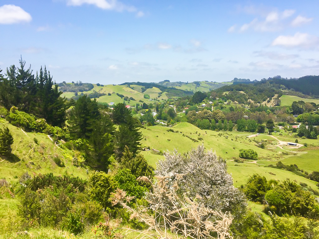 View of Puhoi Pub from the Puhoi Track - Te Araroa