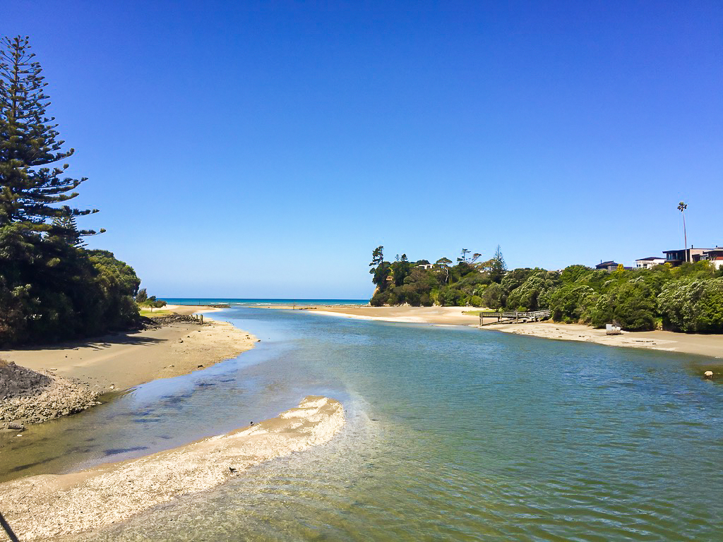 On our Way into Auckland at Orewa Beach - Te Araroa