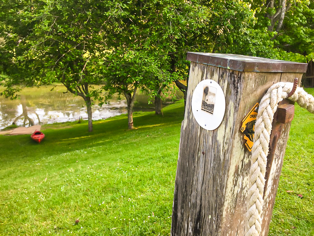 Puhoi River Canoes Trail Marker - Te Araroa