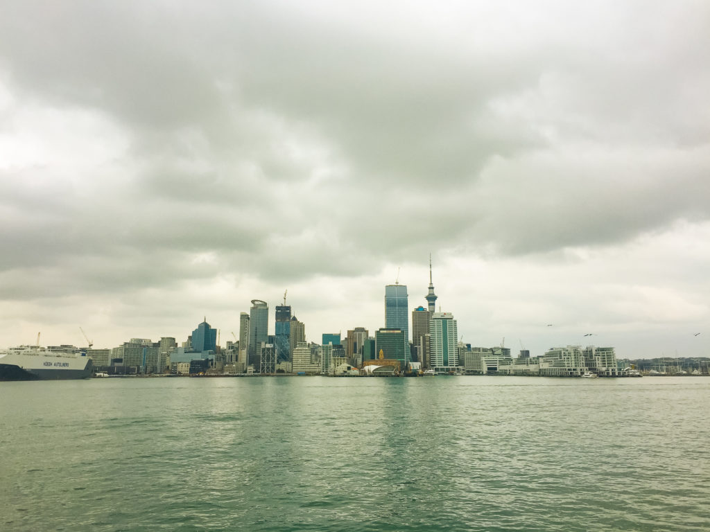 Auckland City from Manukau Harbour - Te Araroa