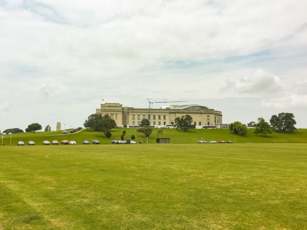 View of Auckland Museum - Te Araroa