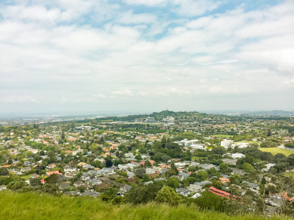 View of the Trail from the Mt Eden Summit - Te Araroa