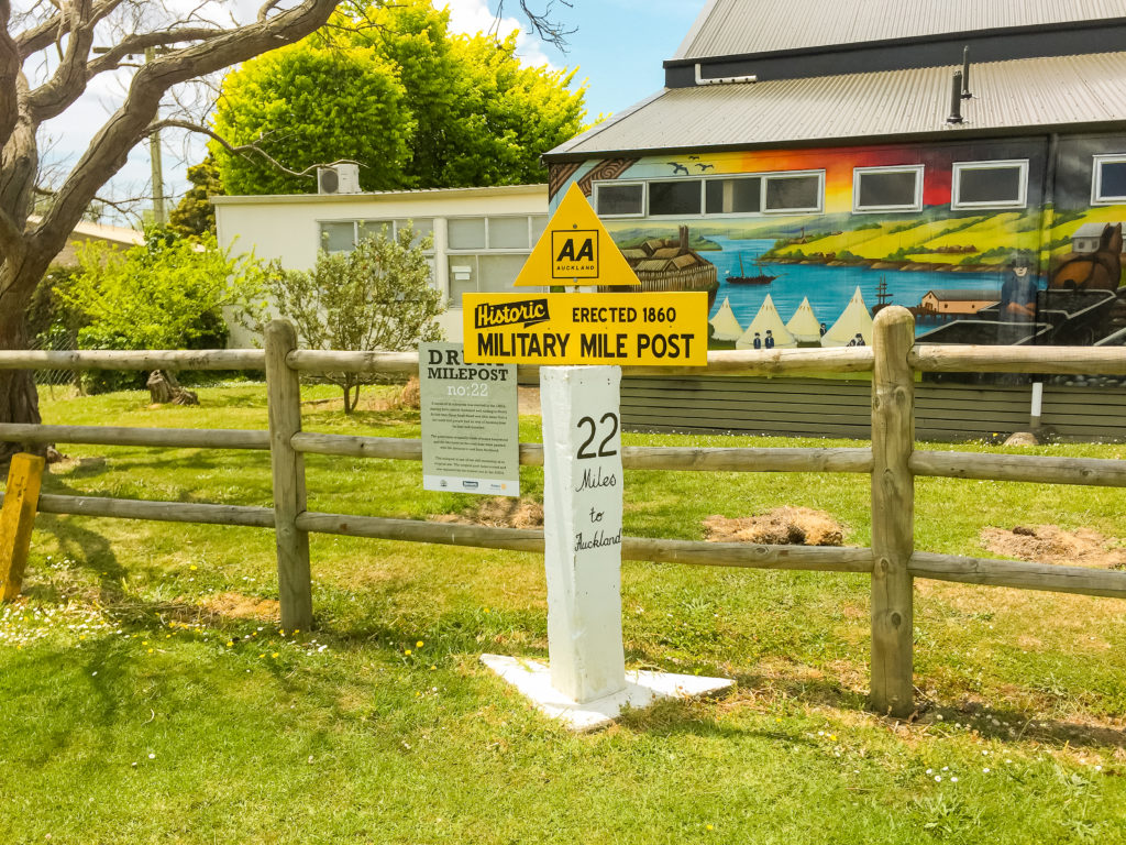 Military Mile Marker Post - Te Araroa Trail Blog