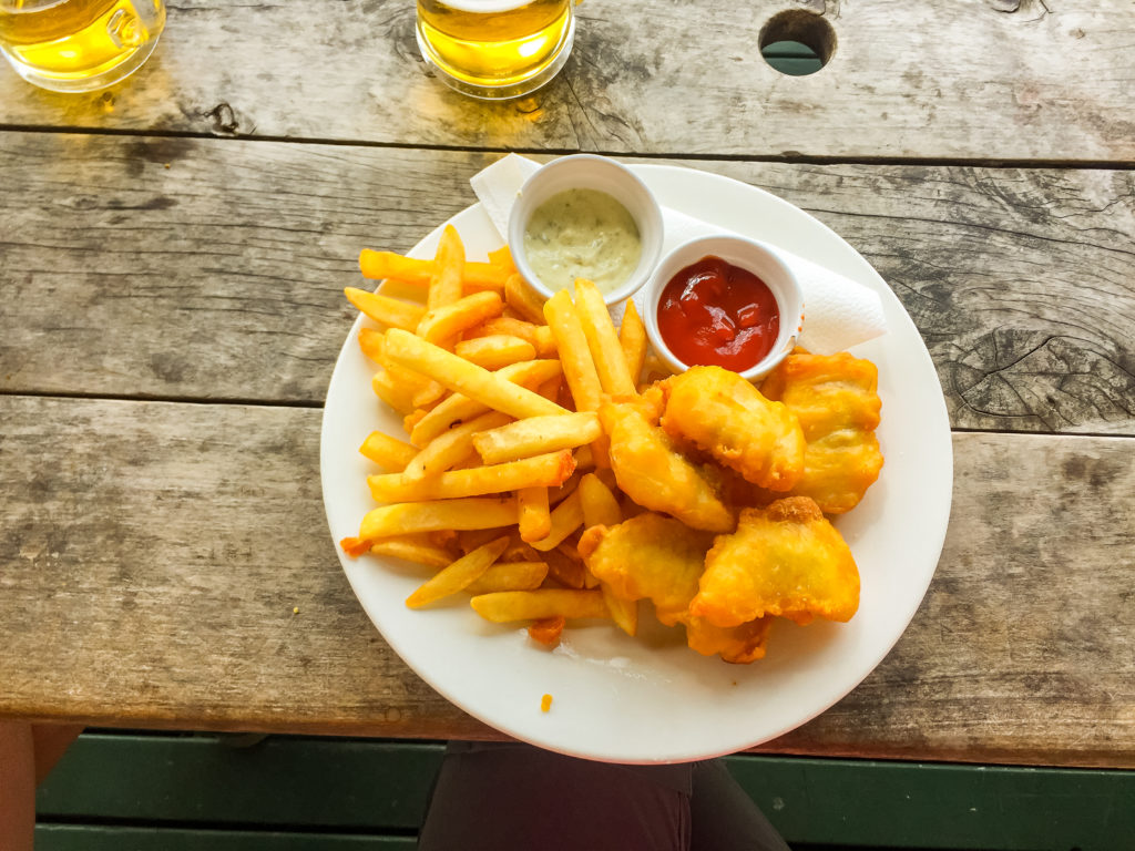 Rangiriri Hotel Kids Portion Fish & Chips - Te Araroa Trail Blog