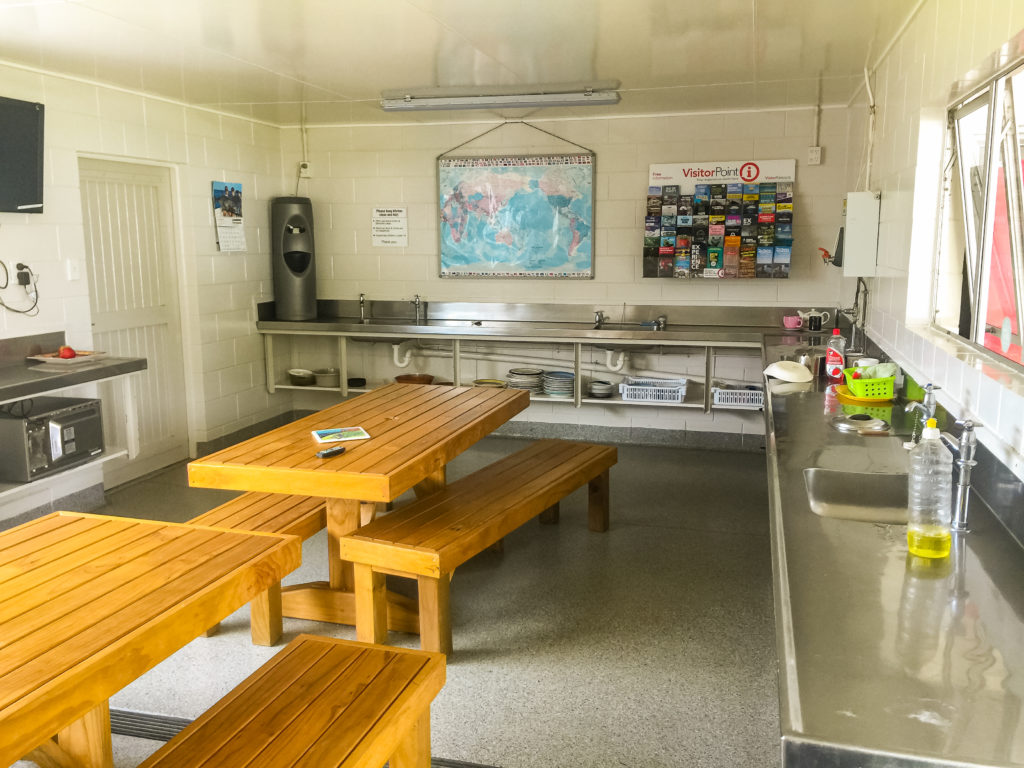 Huntly Campground Kitchen - Te Araroa Trail Blog