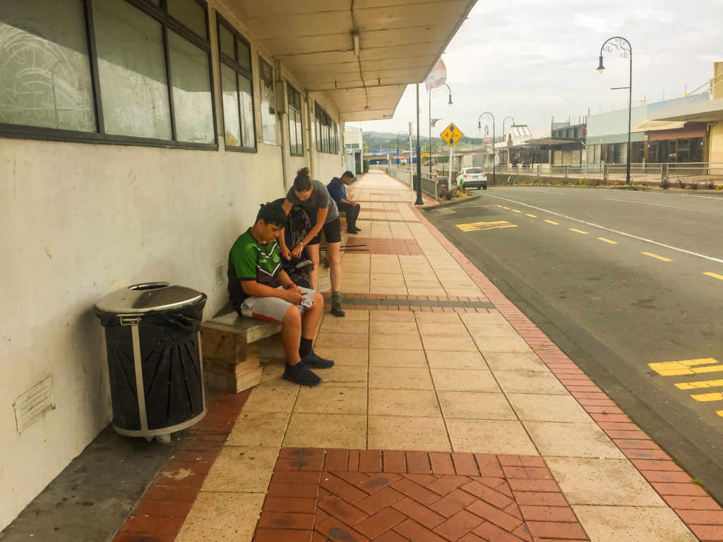 Huntly Bus Stop - Te Araroa Trail Blog