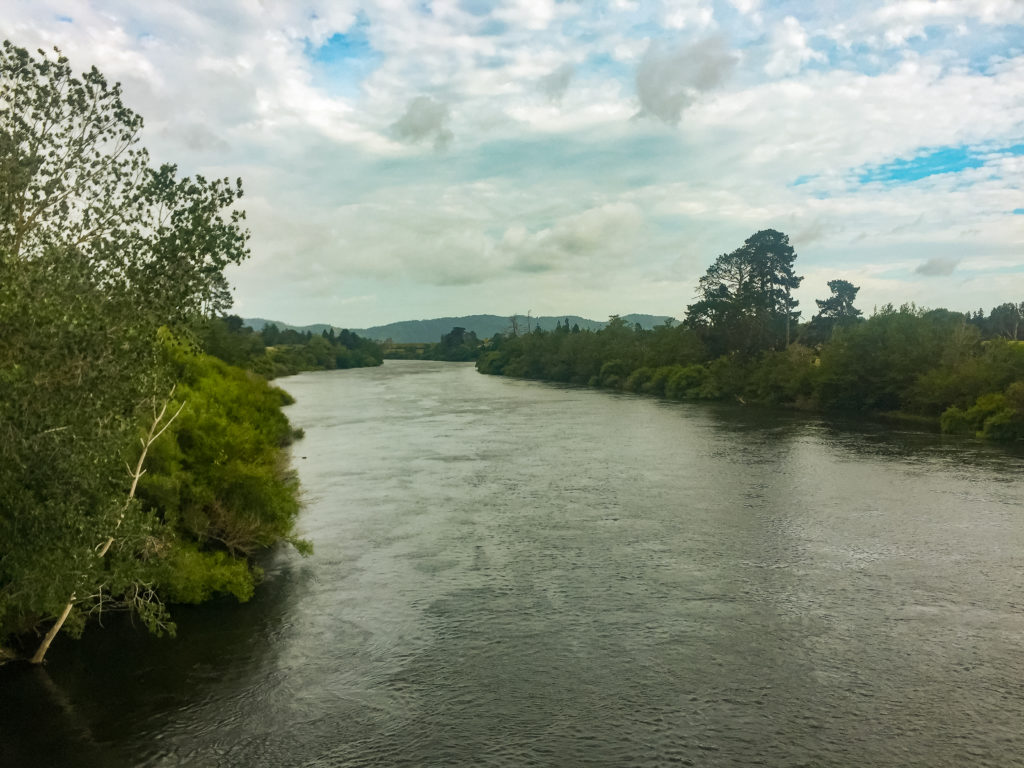 View from the Perry Cycle Bridge - Te Araroa Trail Blog