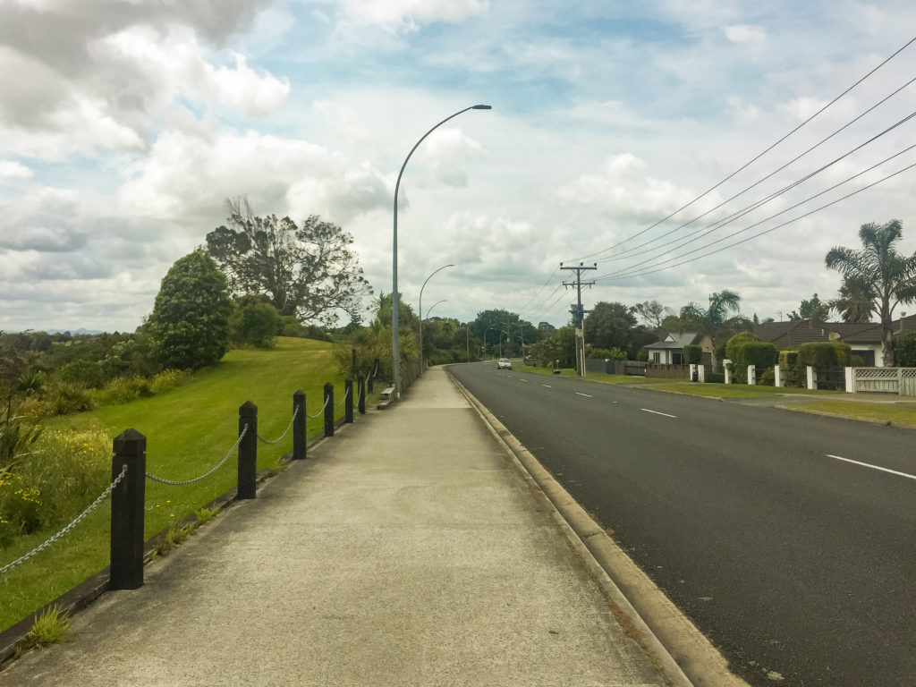 Pukete Road on Te Awa Cycleway Hamilton - Te Araroa Trail Blog