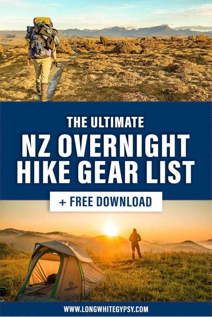 Overnight Hiking Gear List NZ (+ FREE Printable Gear Checklist)