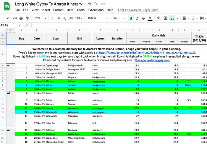 TA Itinerary-Button