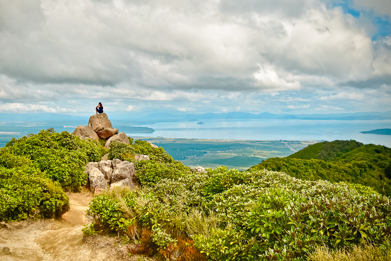 rocks lookout on mount tauhara