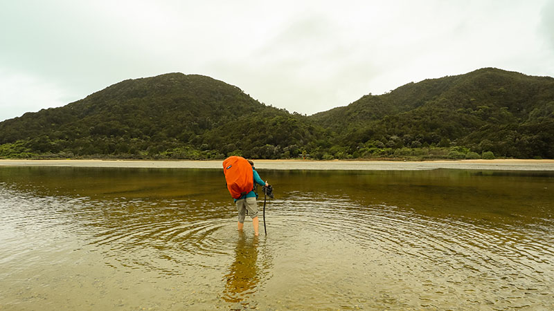 River or estuary crossings may make trail runners a more appropriate choice of footwear.