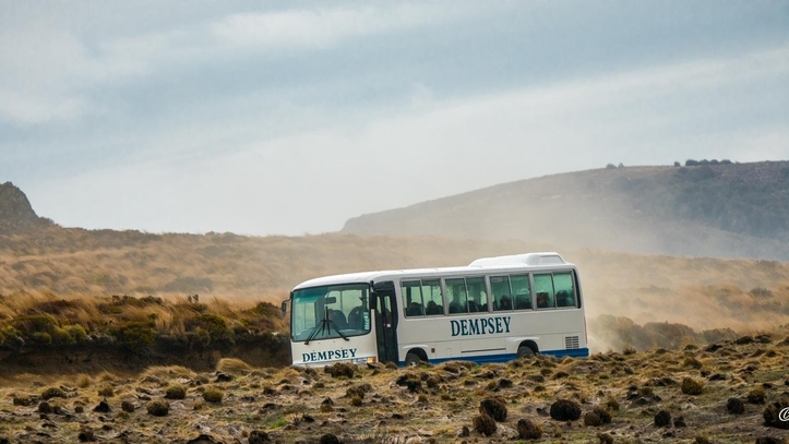 Dempsey Buses Tongariro Alpine Crossing shuttles return shuttle from Ohakune