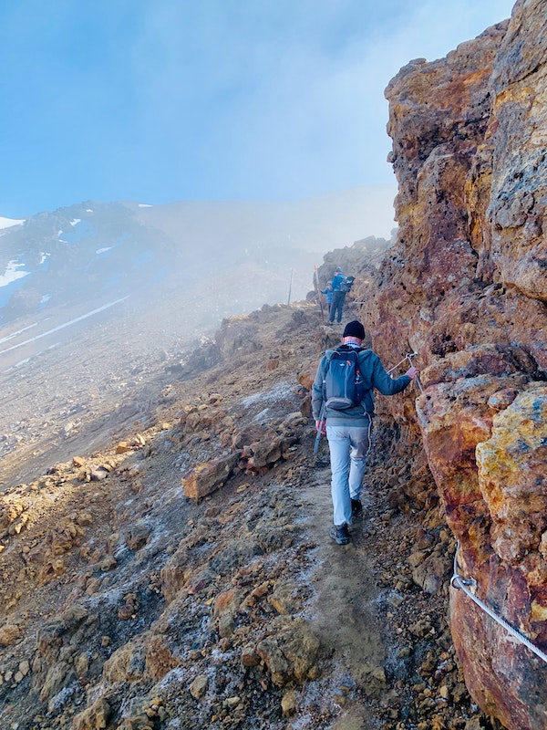 Tongariro Crossing Guides will keep you safe on the most dangerous sections.