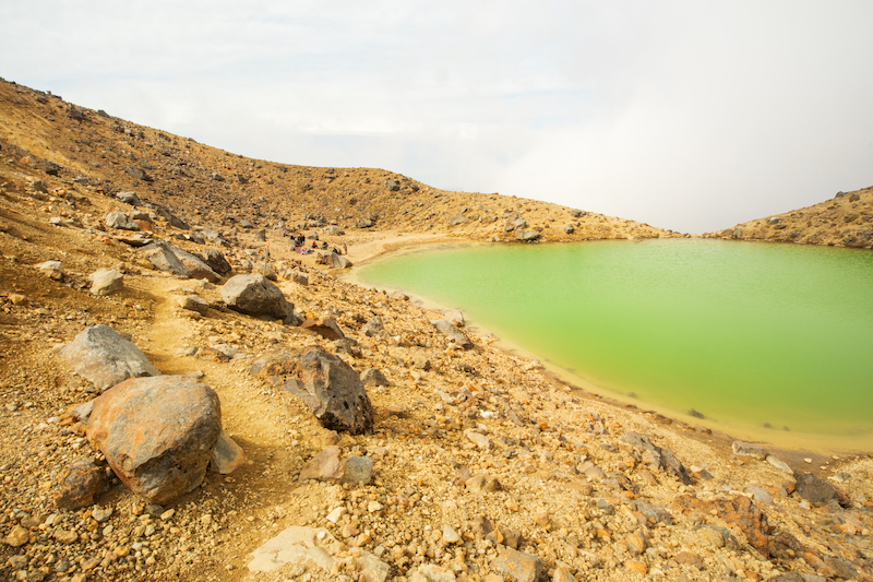 Tongariro Crossing Guides will take you to all the best places like Emerald Lakes.